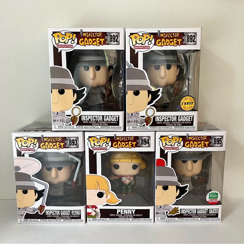 Funko Pop - Inspector Gadget SET of 5